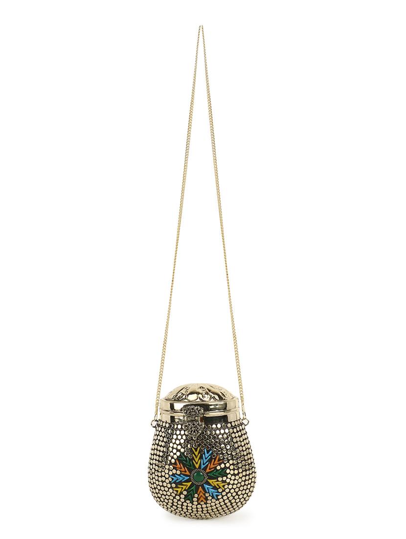 embellished box clutch - 18305581 - Standard Image - 4