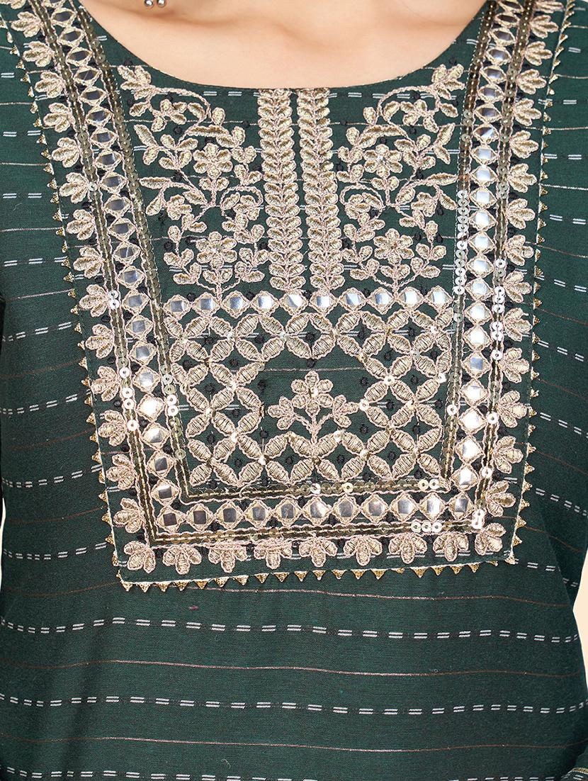 teal cotton suit set - 18306244 - Standard Image - 4
