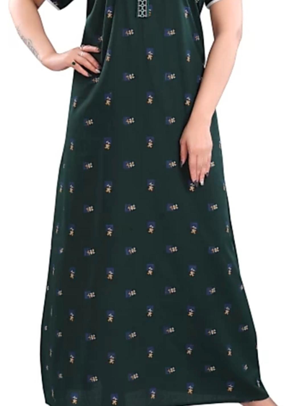 green cotton nightwear set - 18306374 - Standard Image - 1