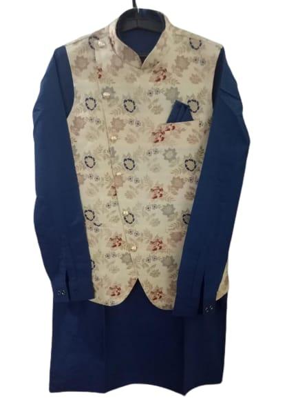 kurta with jacket set  - 18306387 -  Standard Image - 1