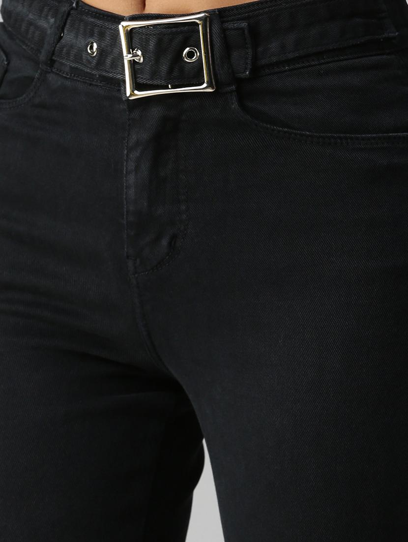 women's plain straight fit jeans - 18306507 - Standard Image - 4