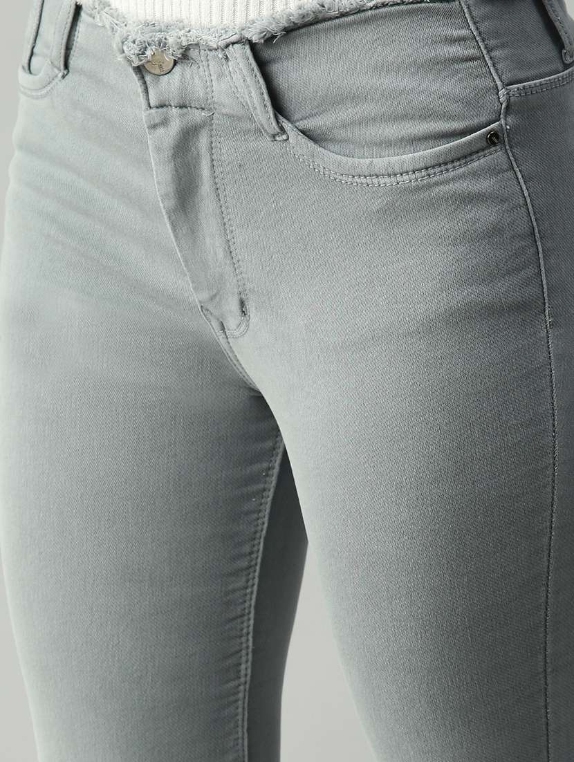 women's plain slim fit jeans - 18306557 -  Standard Image - 4