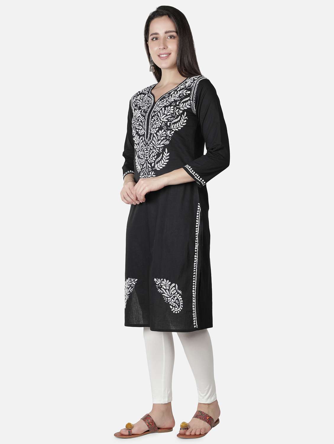 women's straight kurta - 18306937 -  Standard Image - 1