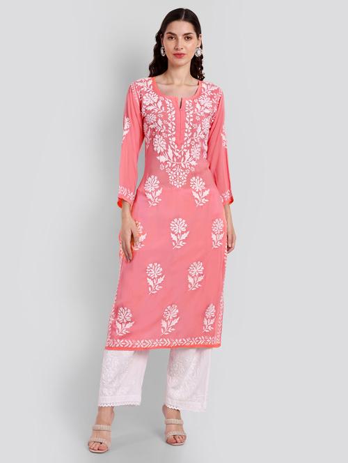 women's straight kurta - 18306967 - Standard Image - 0