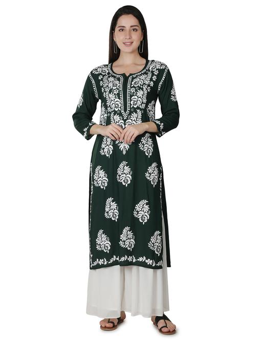 women's straight kurta - 18306971 -  Standard Image - 0