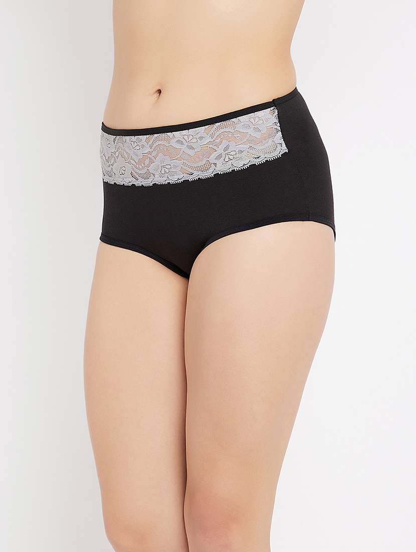 black laced hipster panty - 18307288 -  Standard Image - 1