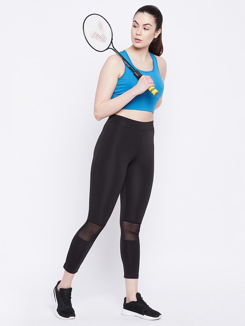 high rise solid yoga pants track pant - 18307455 - Standard Image - 4