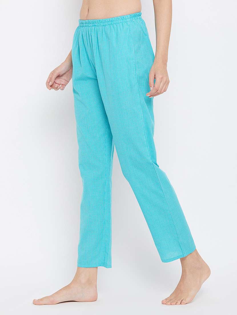 mid-rise checkered pajama - 18307458 - Standard Image - 1