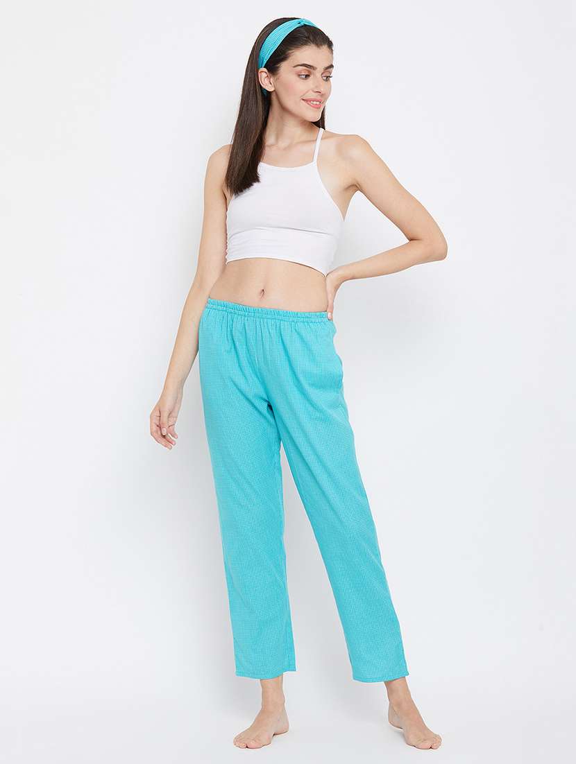 mid-rise checkered pajama - 18307458 - Standard Image - 4