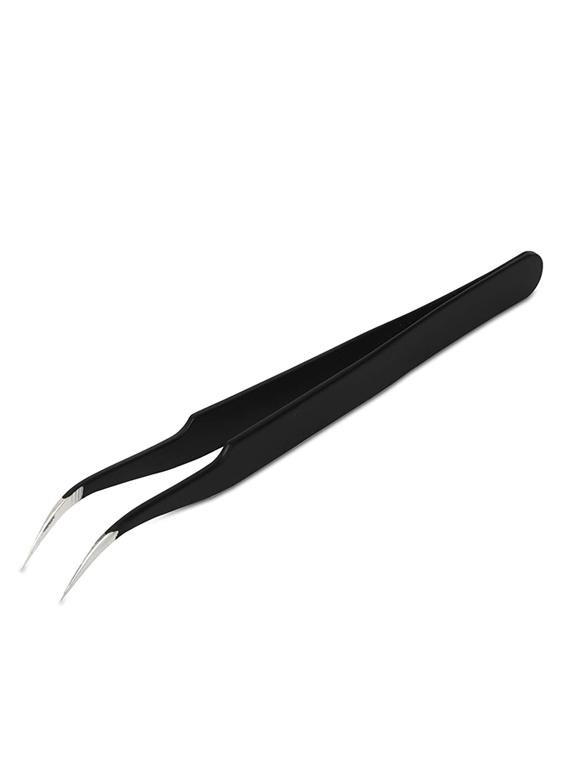 alis crafts precision anti-static black esd tweezers set for repair | swiss antimagnetic tweezers 3 pcs kit (black coated) - 18308110 - Standard Image - 1
