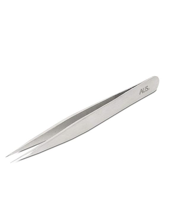alis professional tweezer straight and curved tips repairing, soldering & (crafting tweezer set of 2 s.s) silver q45 - 18308128 - Standard Image - 1
