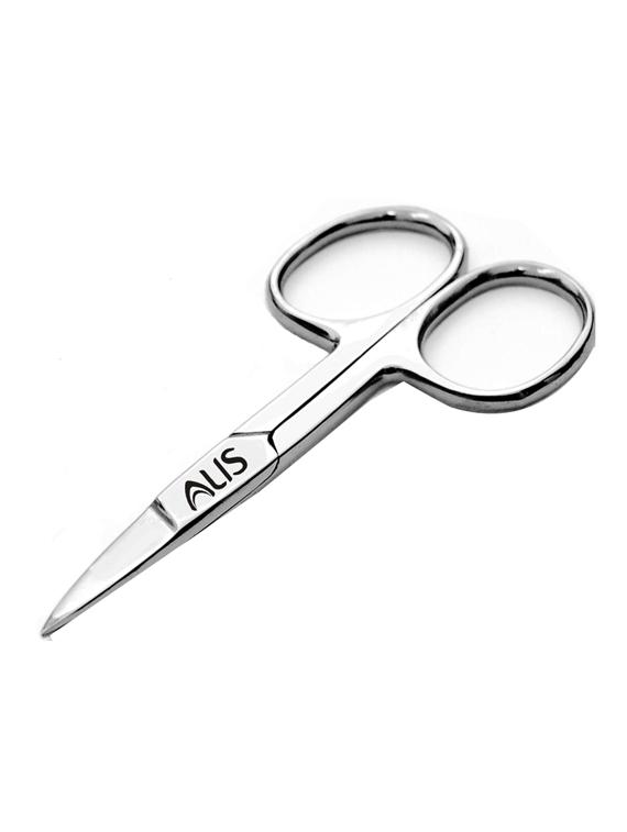 alis slant tip tweezer & scissor, precision for moustache beard eyebrow nose hair trimming & scissor for upper lip eyebrows - 18308149 - Standard Image - 1