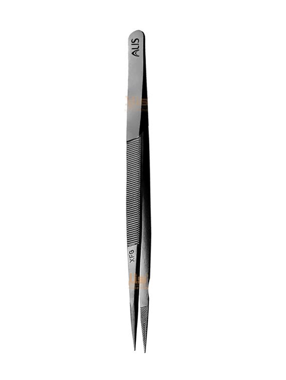 alis precision diamond tweezer, anti-static stainless steel tweezer non-magnetic tweezer eyebrow & ingrown hair removal - 18308167 - Standard Image - 1