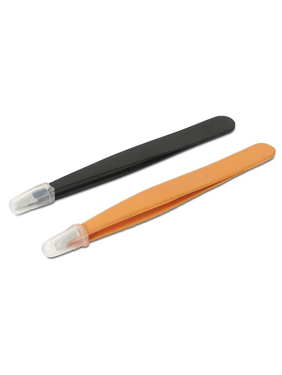 alis tweezer black & mustard very unique colour combination for personal care beauty tool set of 2 pcs - 18308185 - Standard Image - 1