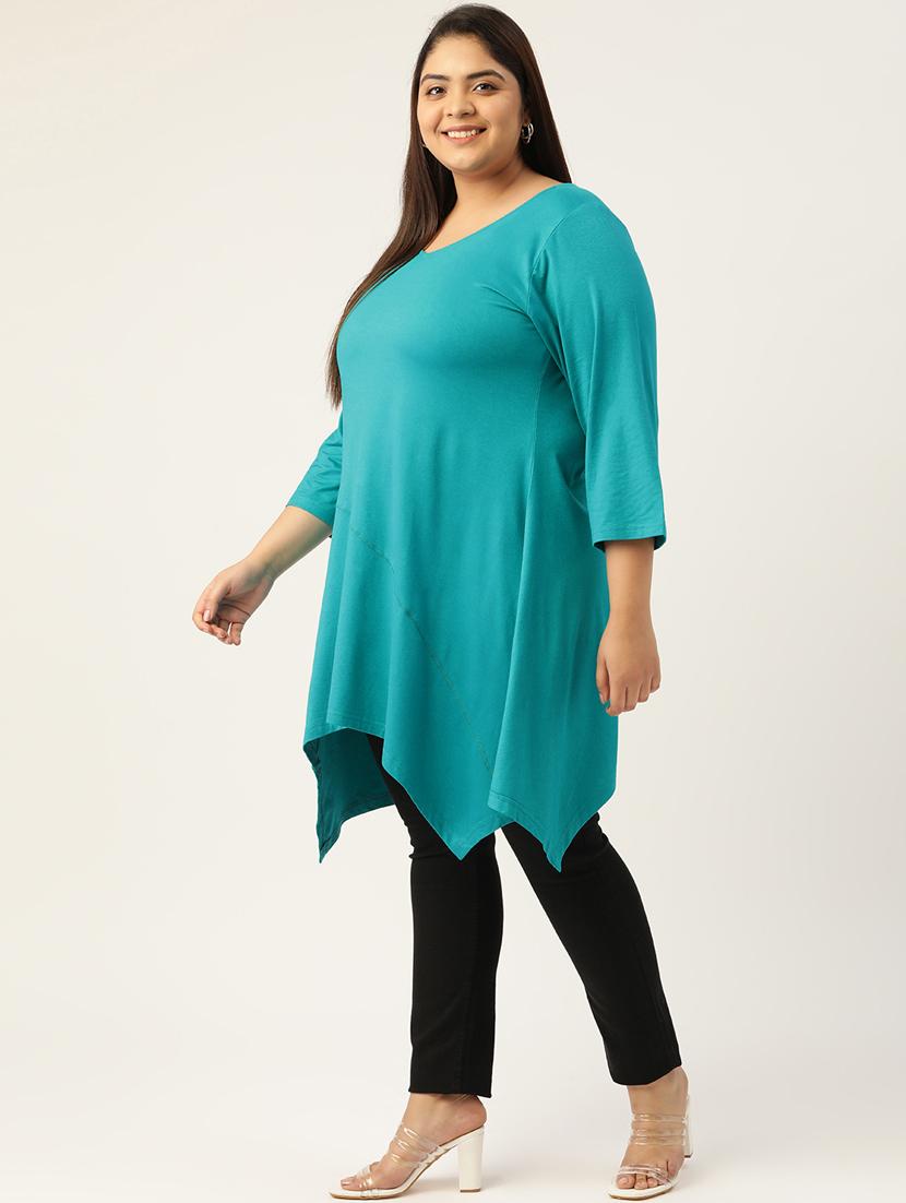 dark blue solid asymmetric top - 18308998 - Standard Image - 1