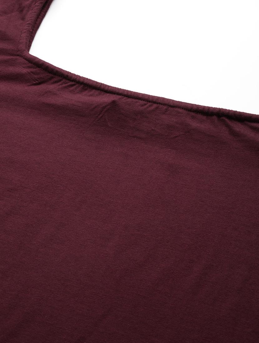purple solid plus top - 18309006 - Standard Image - 4