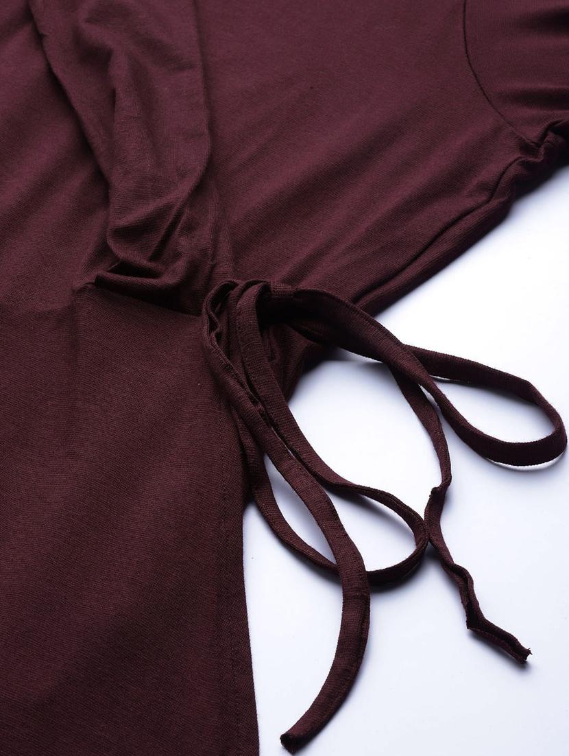 purple solid regular top - 18309050 - Standard Image - 4