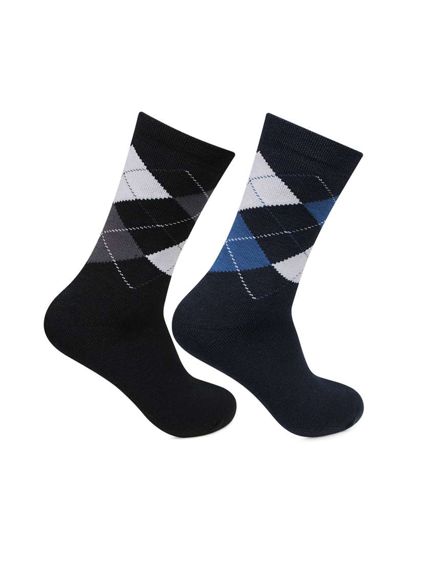 pack of 2 printed above ankle length sock - 18309193 - Zoom Image - 0