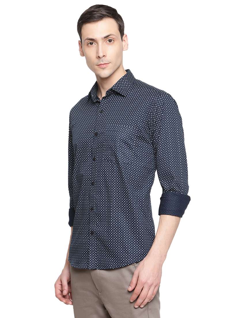 men printed long sleeve casual shirt - 18309557 -  Standard Image - 1