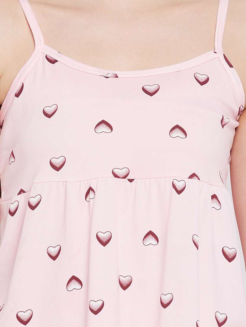 printed nightwear shorts set - 18309609 - Standard Image - 4