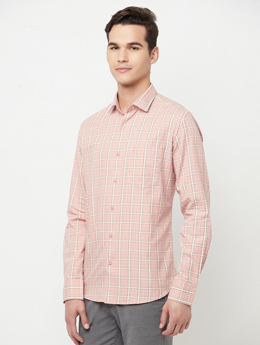 mens checks casual shirt - 18309933 - Standard Image - 1