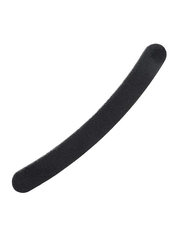 alis nail filer double sided for nail shaper | manicure nail art black colour curved nail file bl nf cvd pack of 6 - 18310223 - Standard Image - 1
