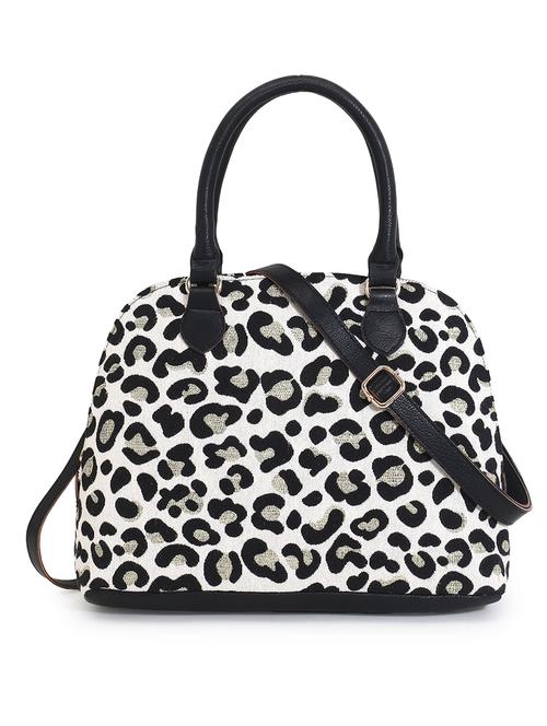 white printed regular handbag - 18310303 -  Standard Image - 0