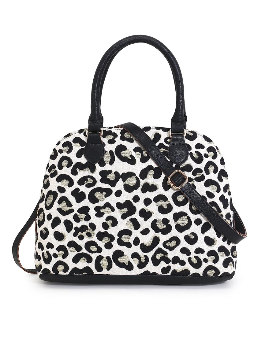white printed regular handbag - 18310303 -  Zoom Image - 0