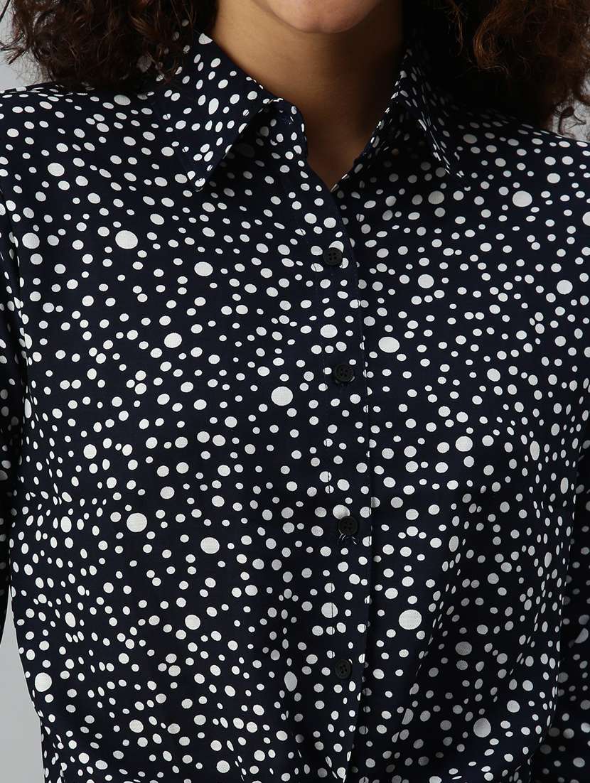 women's crop collared top - 18310416 -  Standard Image - 4