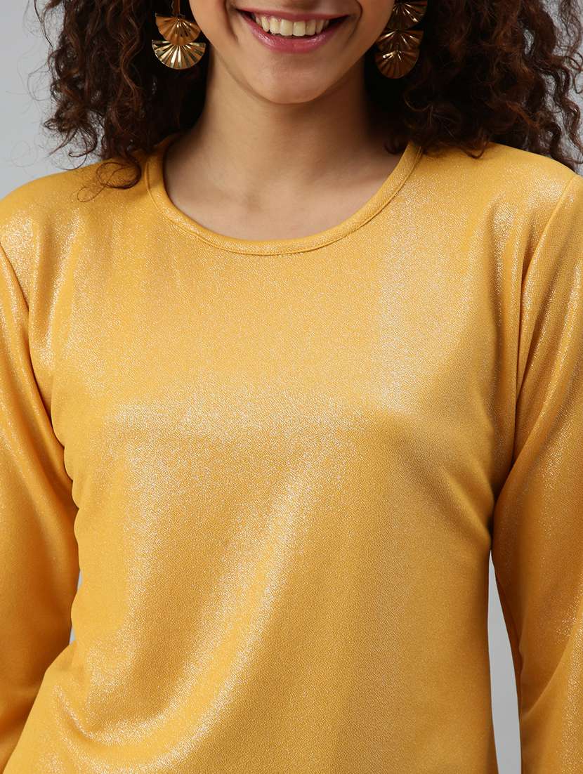 women's straight round neck top - 18310453 -  Standard Image - 4