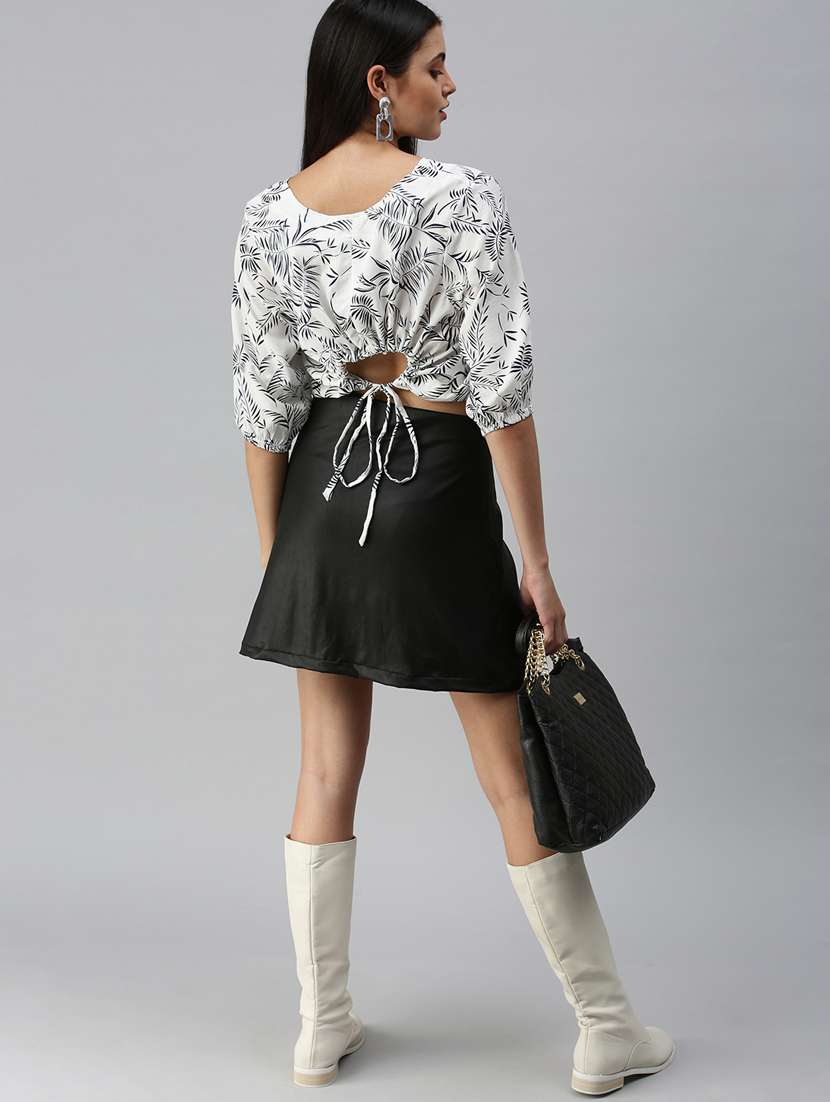Women's Blouson Round Neck Top