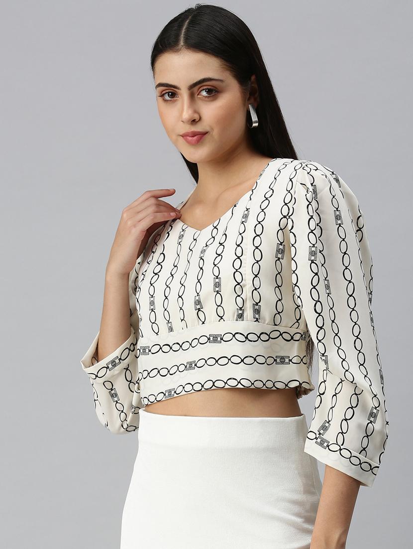 women's blouson sweetheart neck top - 18310498 -  Standard Image - 1