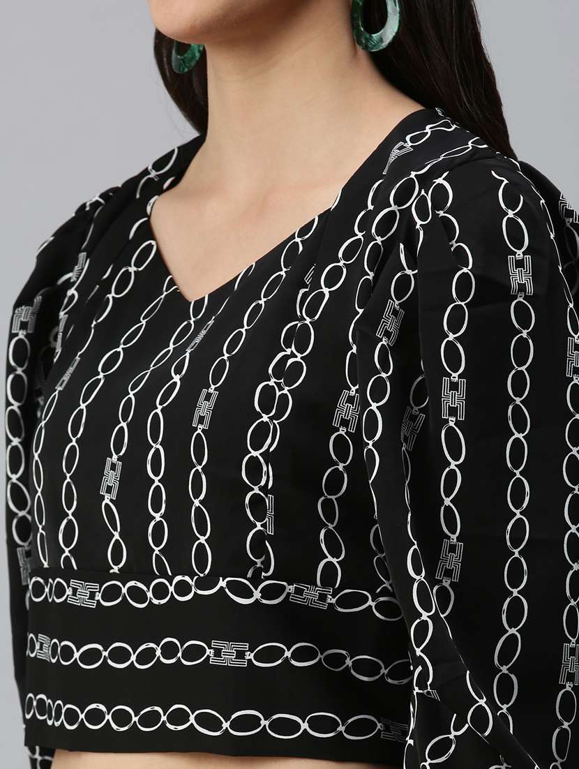 women's blouson sweetheart neck top - 18310499 - Standard Image - 4
