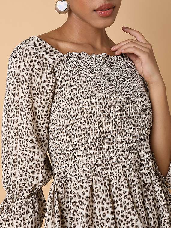 women's peplum square neck top - 18310519 - Standard Image - 6