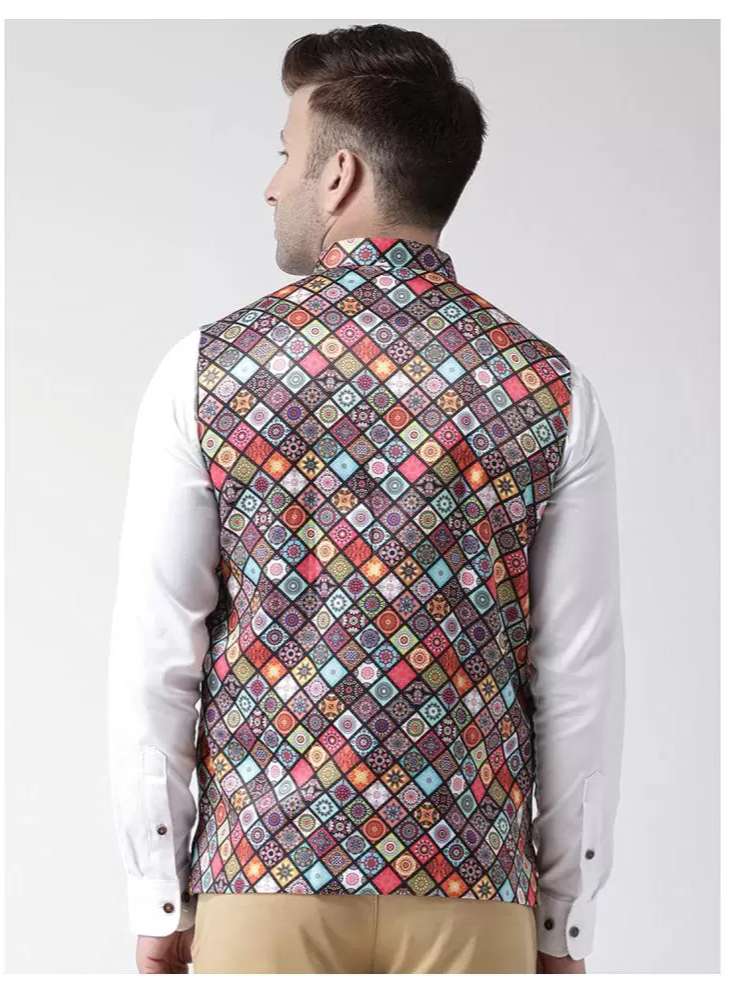 men's waist coat multi color  - 18310566 -  Standard Image - 1