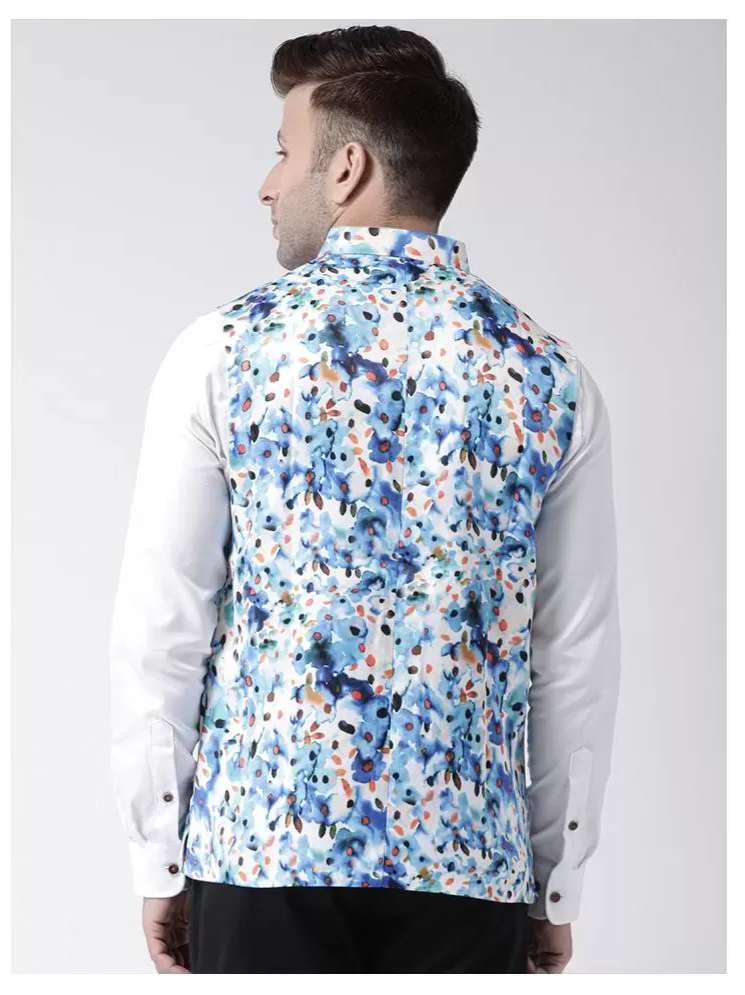 men's waist coat blue color  - 18310571 -  Standard Image - 1