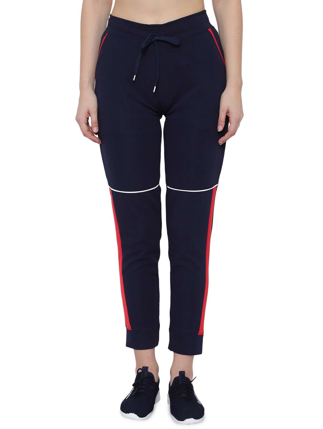 drawstring waist track pant