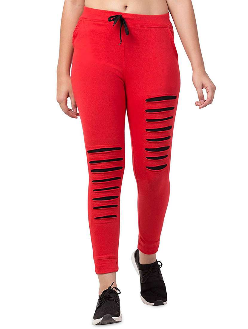 drawstring waist track pant