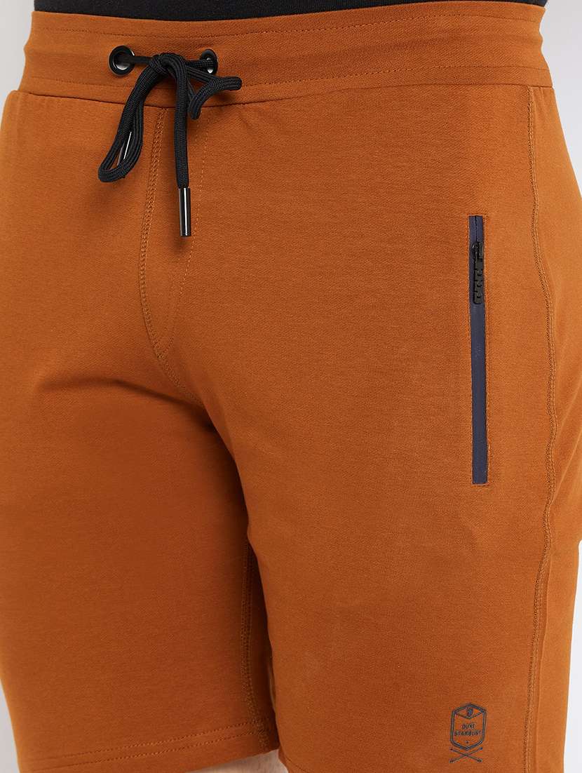 brown solid blend short - 18312054 -  Standard Image - 4