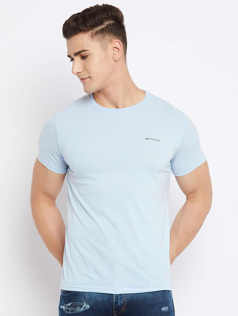 pack of 3 solid round neck t-shirt - 18312086 -  Standard Image - 1