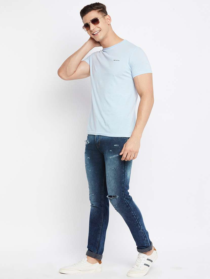 pack of 3 solid round neck t-shirt - 18312086 -  Standard Image - 14