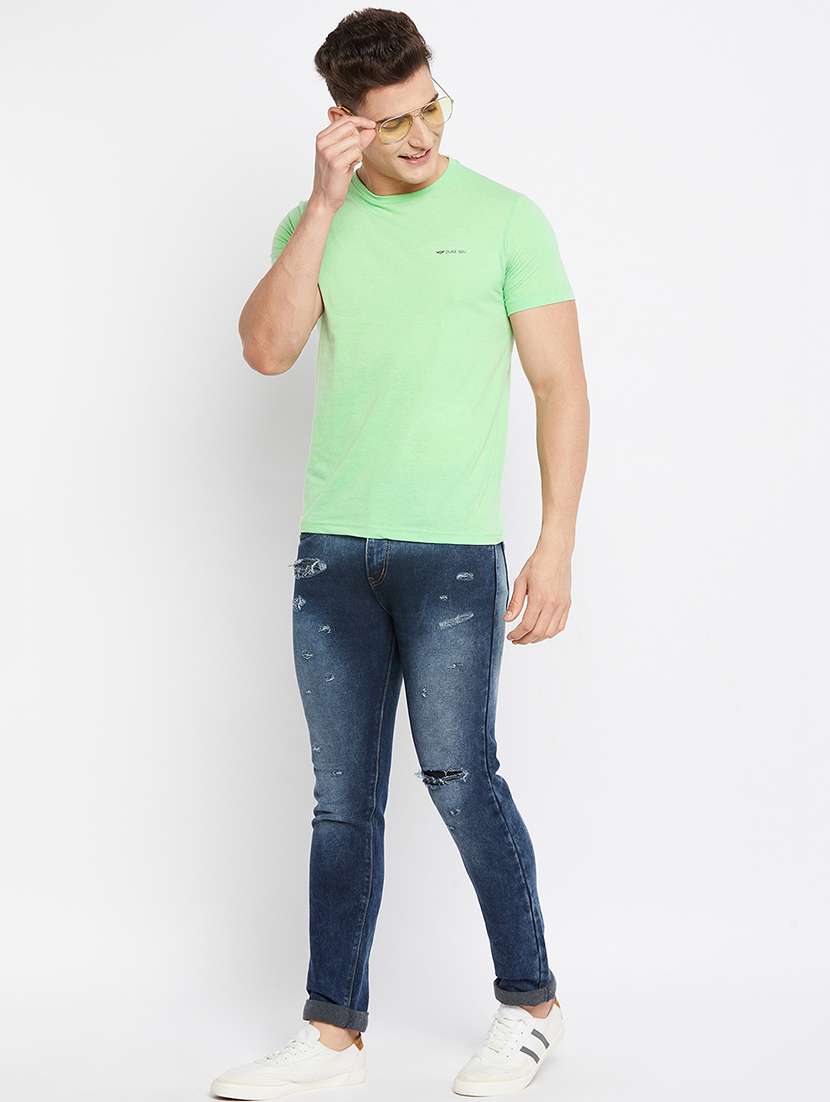 pack of 3 solid round neck t-shirt - 18312086 -  Standard Image - 9