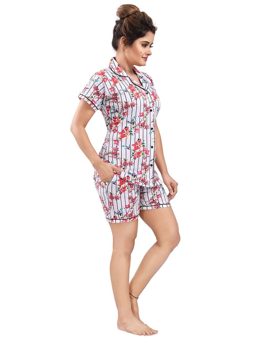 pack of 2 multi coloured printed shorts set - 18312120 - Standard Image - 1