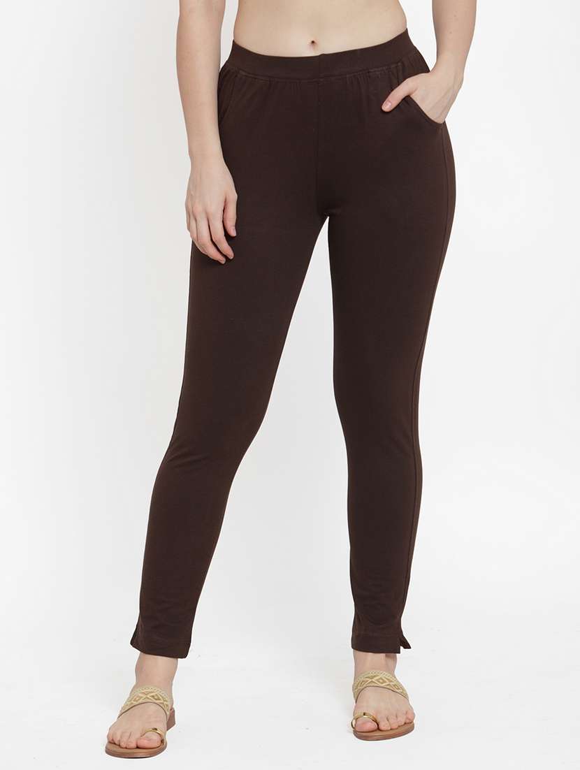 set of 2 multi colored solid legging - 18312486 -  Standard Image - 1