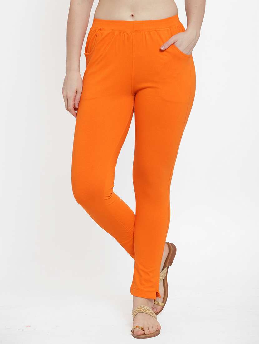 set of 2 multi colored solid legging - 18312500 -  Standard Image - 1