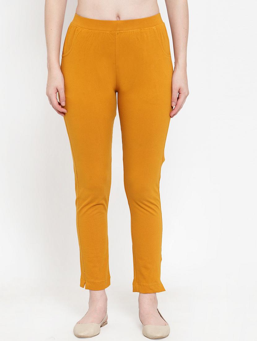 set of 2 yellow solid legging - 18312533 - Standard Image - 1