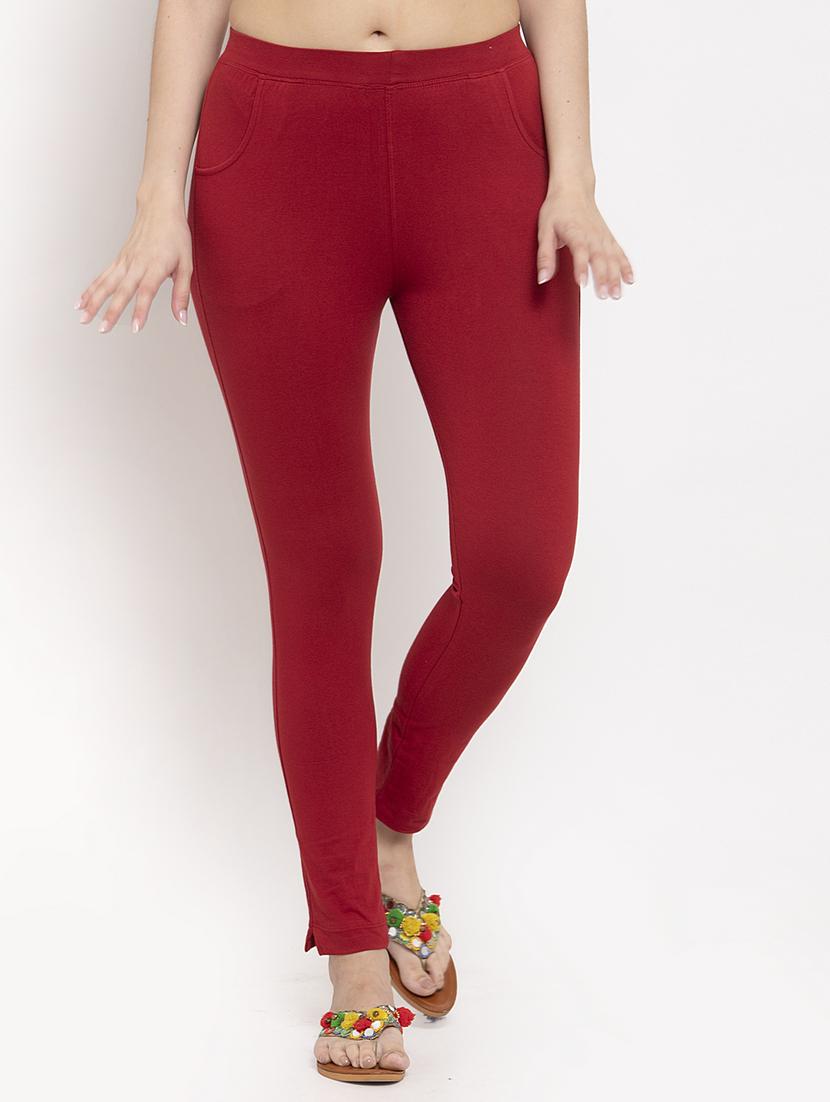 set of 2 multi colored solid legging - 18312564 -  Standard Image - 1