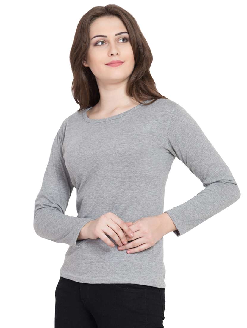 round neck solid regular tee - 18312750 -  Standard Image - 1