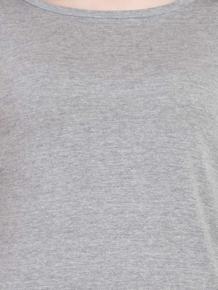 round neck solid regular tee - 18312750 -  Standard Image - 4