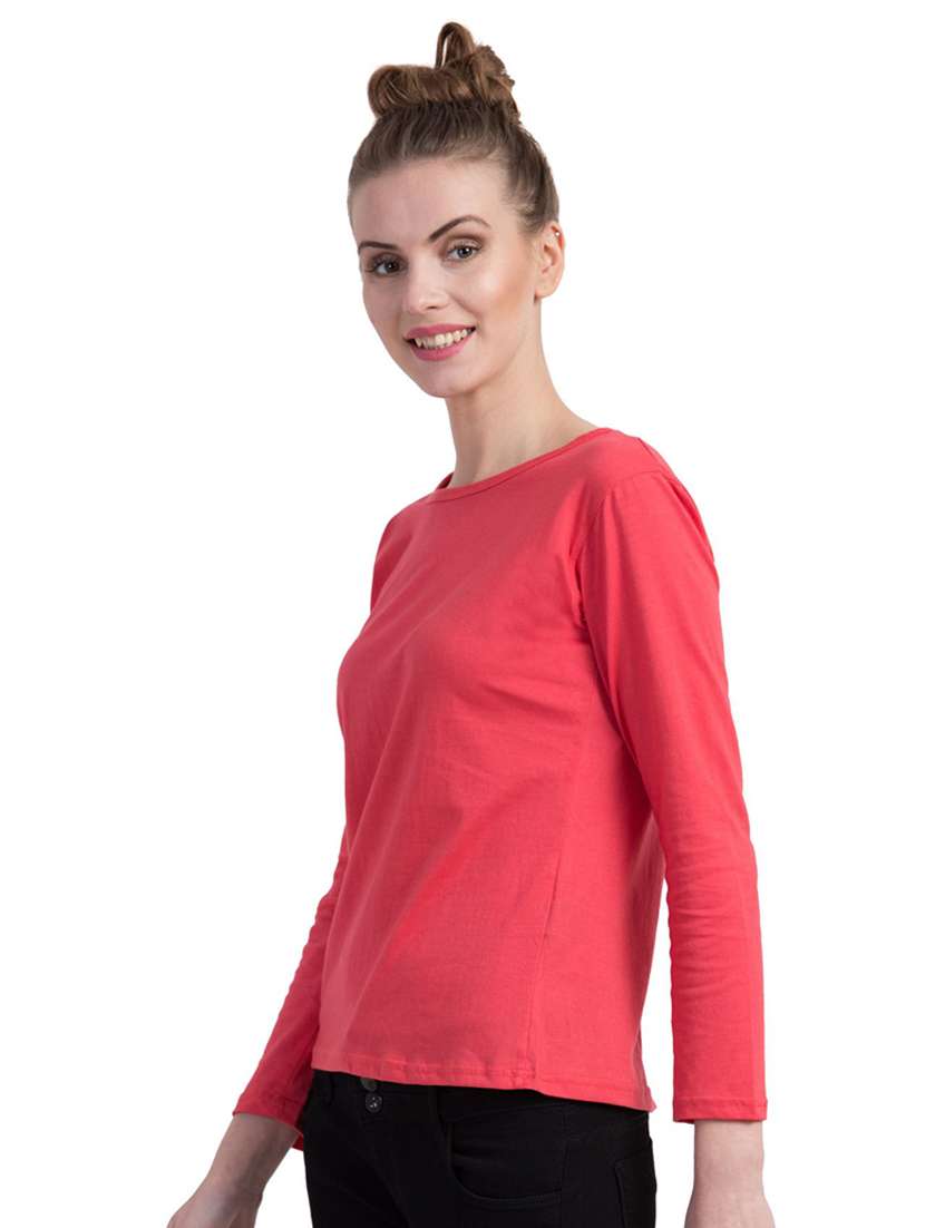 round neck solid regular tee - 18312774 -  Standard Image - 1